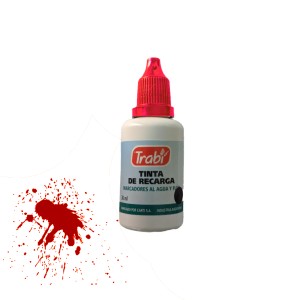 TINTA DE RECARGA TRABI AL AGUA 30 ml ROJA